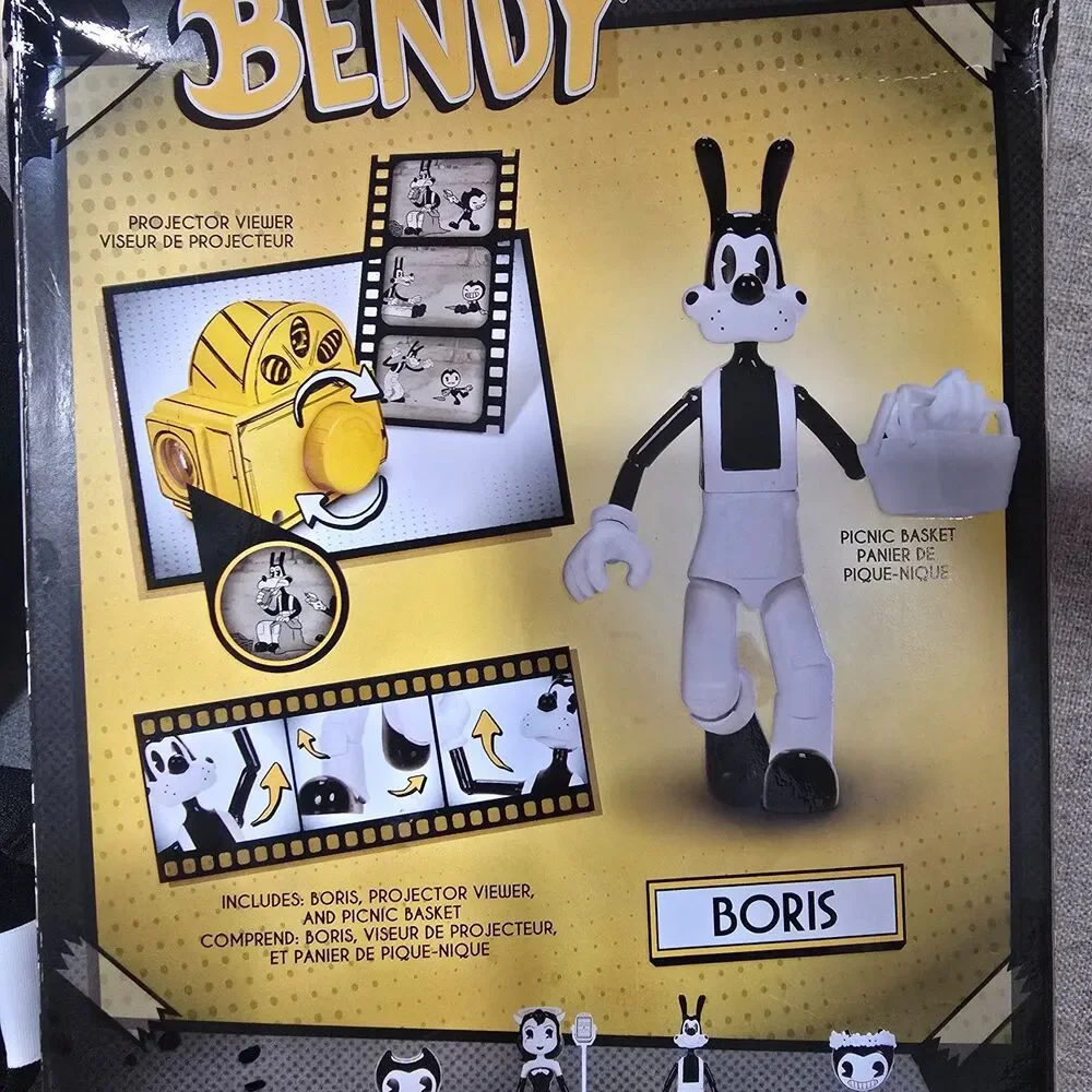 Jakks Pacific Bendy & the ink machine plush and Boris set 0627
